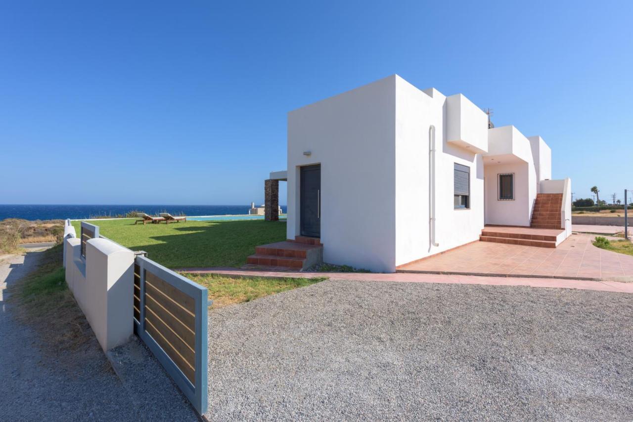 Cristelia Seafront & Pool Villa Lakhania Exteriér fotografie